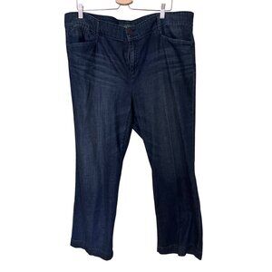 Lauren Ralph Lauren Womens 18W Jeans 100% Cotton Denim Dark Wash